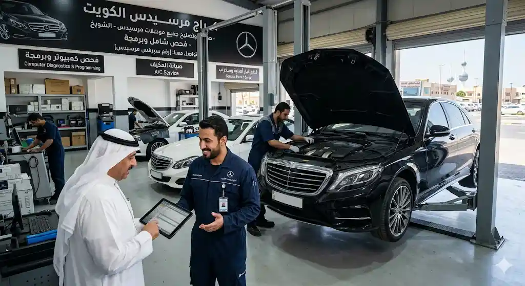 سيرفس مرسيدس الكويت